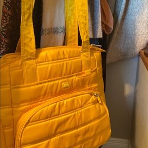 Yellow Lug Bag